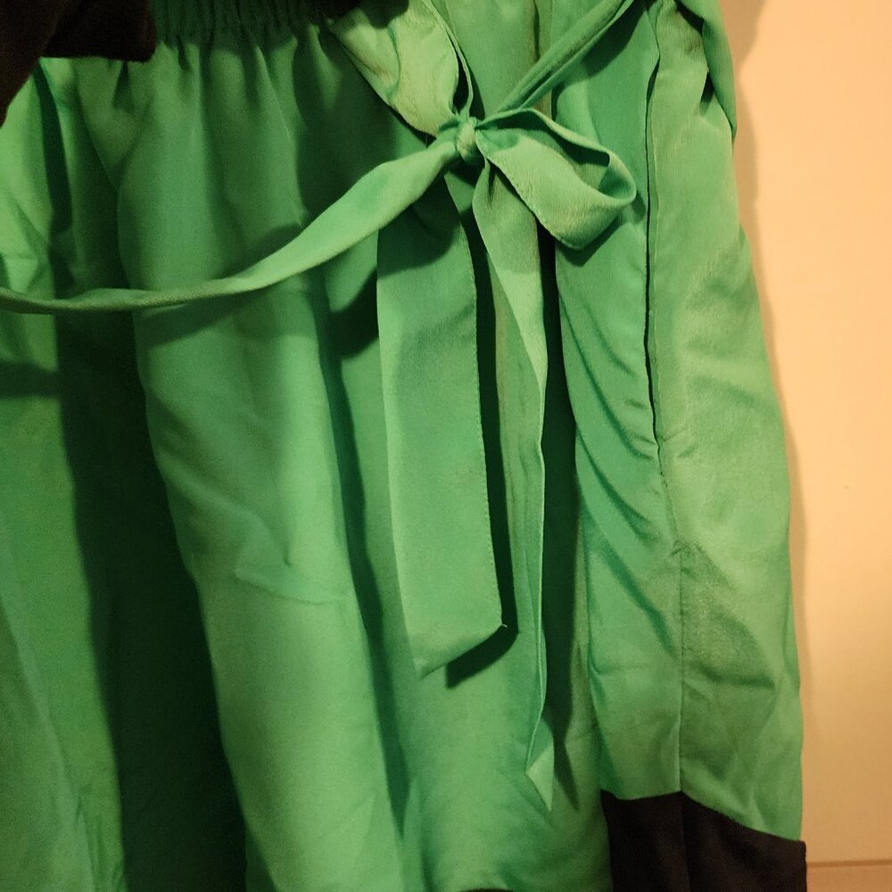 CLEARANCE - EUC Women's XL teal Merona shift colorblock dress - Picture 4 of 16